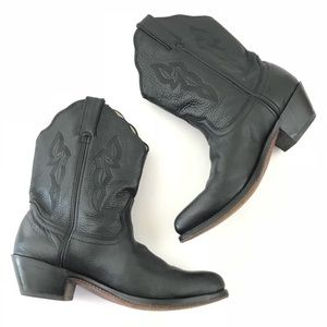 Durango Western Boot Black Leather Low Shaft